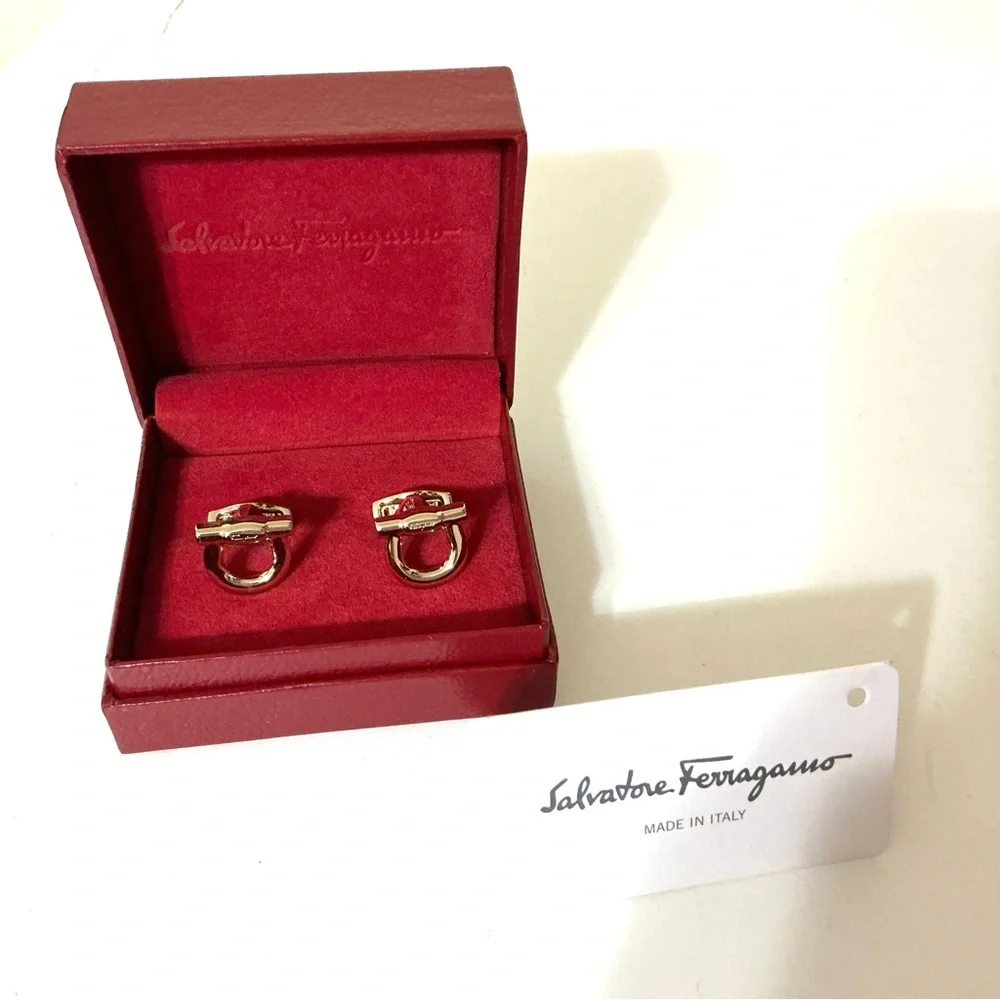 Salvatore Ferragamo Gem Gancio Cufflinks